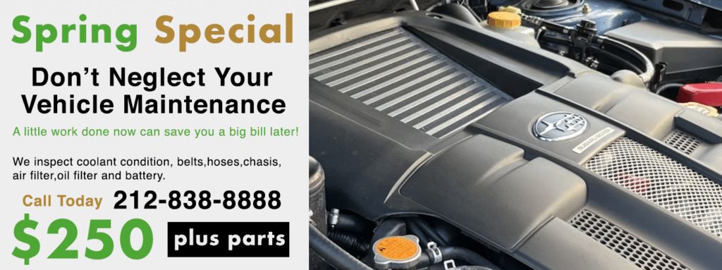 Subaru-Repair-NYC is the #1 dealer alternative for Subaru collision repair, auto-body, and paint repair. We know Subaru. Let us help fix your damaged Subaru to make it look and run like it was new..